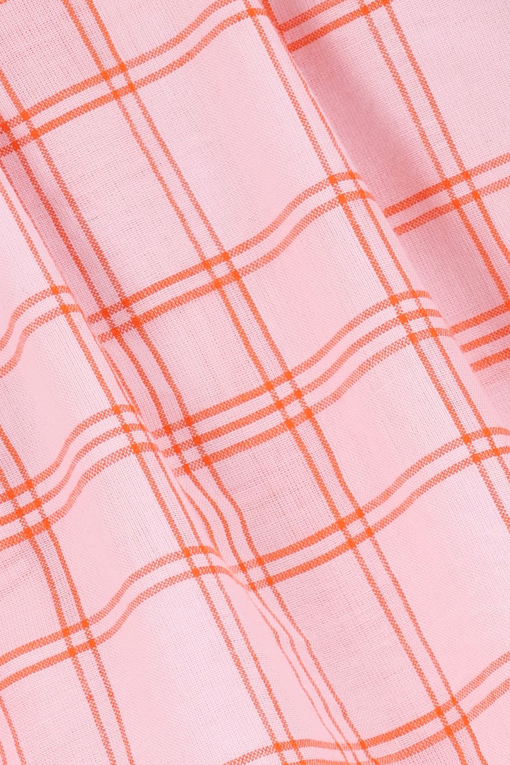 Blouse à carreaux - rose clair