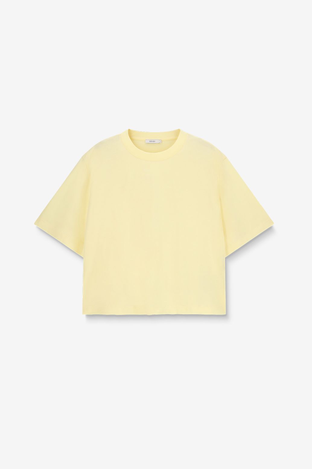 Boxy T-Shirt - hellgelb