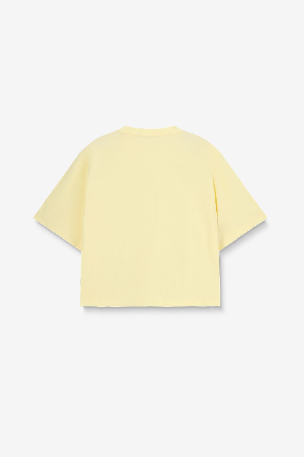 Lichtgeel boxy T-shirt