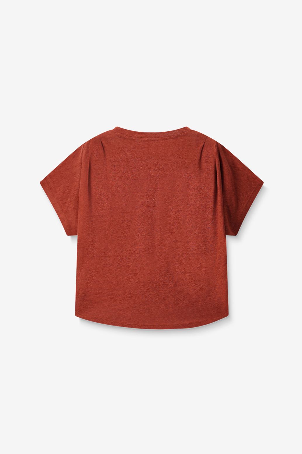 T-shirt boxy - marron