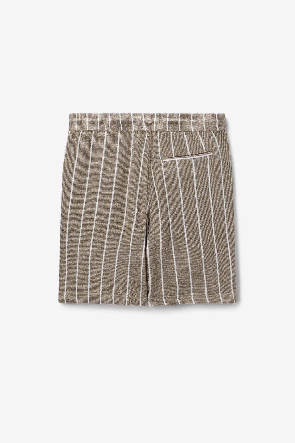 Lichtgroene short met strepen