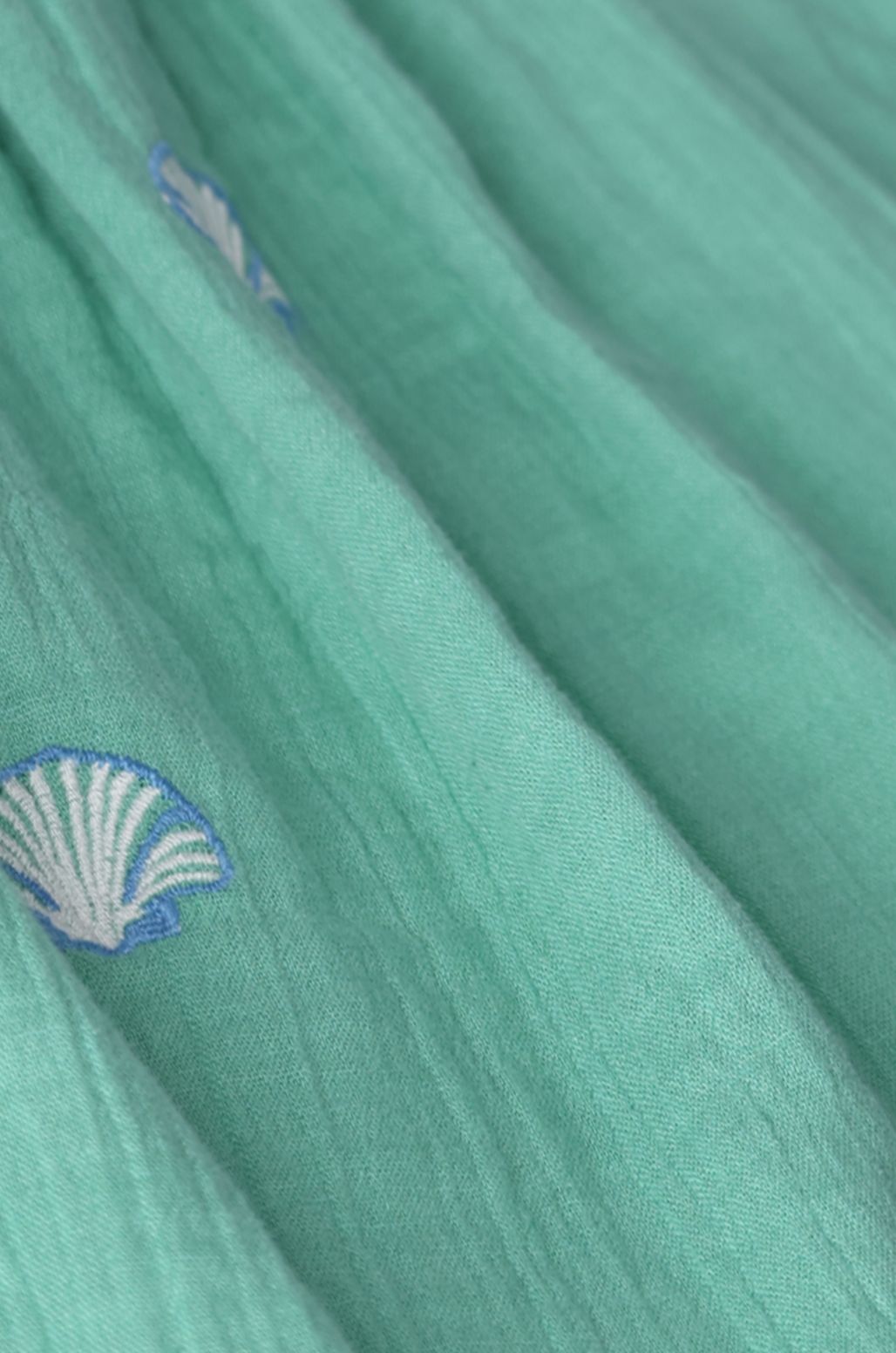 Groene top met embroidery