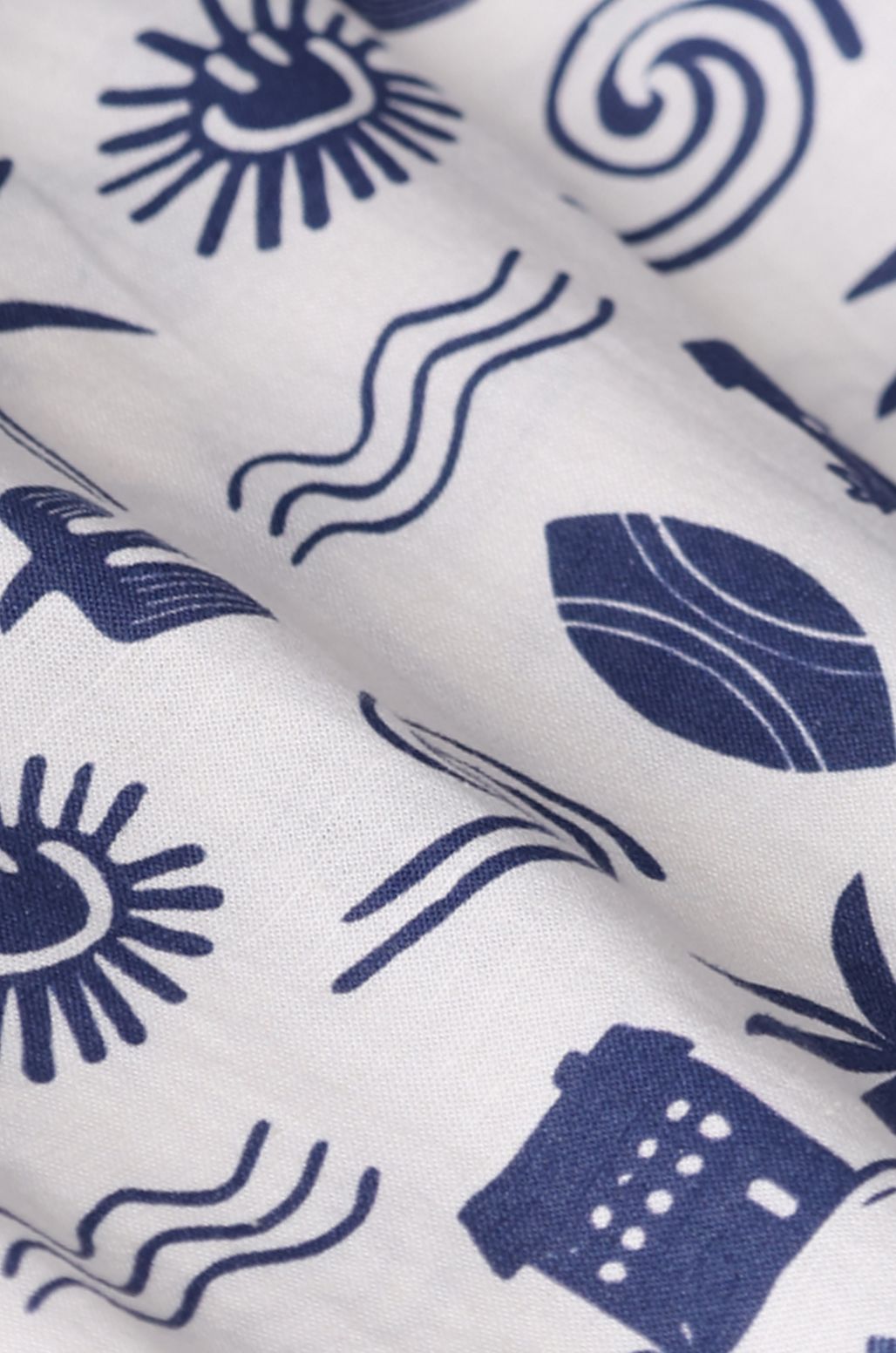 Wit overhemd met print