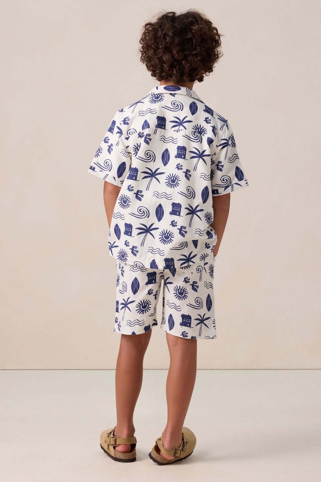 Wit overhemd met print