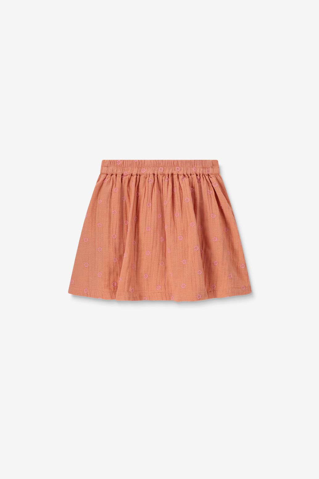 Oranje rok met embroidery