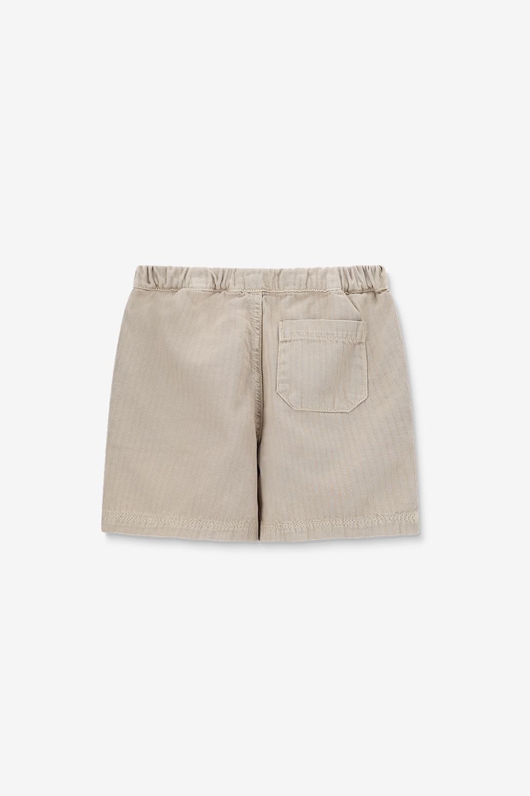 Short avec motif à chevrons - beige