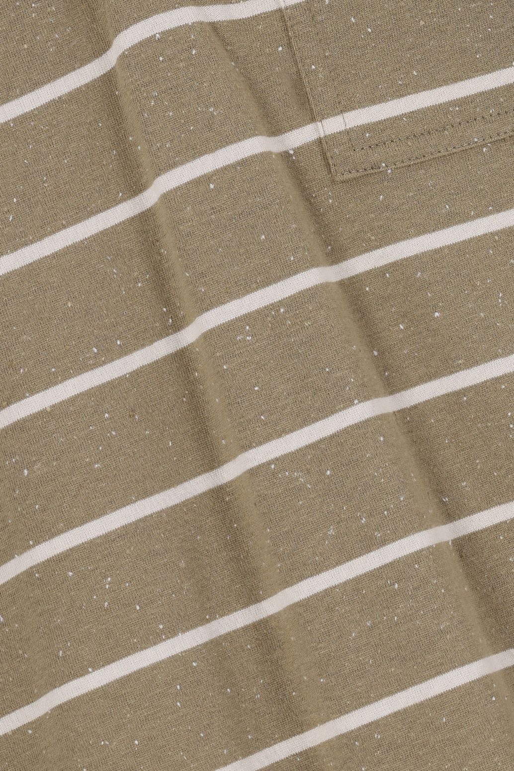 T-shirt rayé - vert