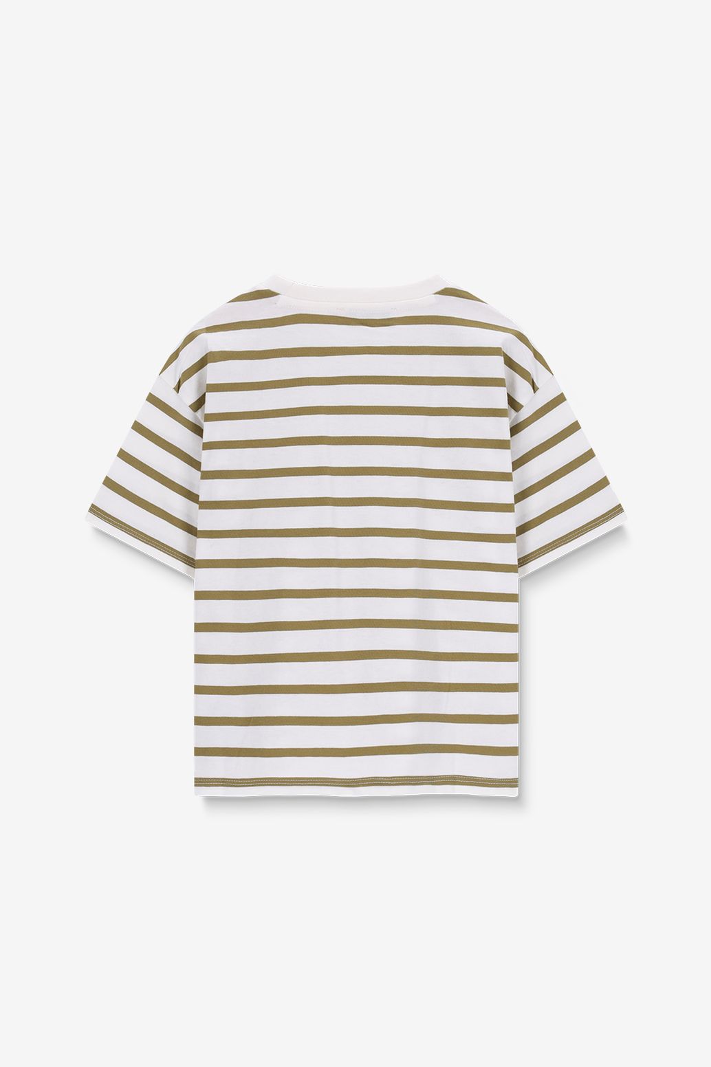 Gestreiftes T-Shirt - grün