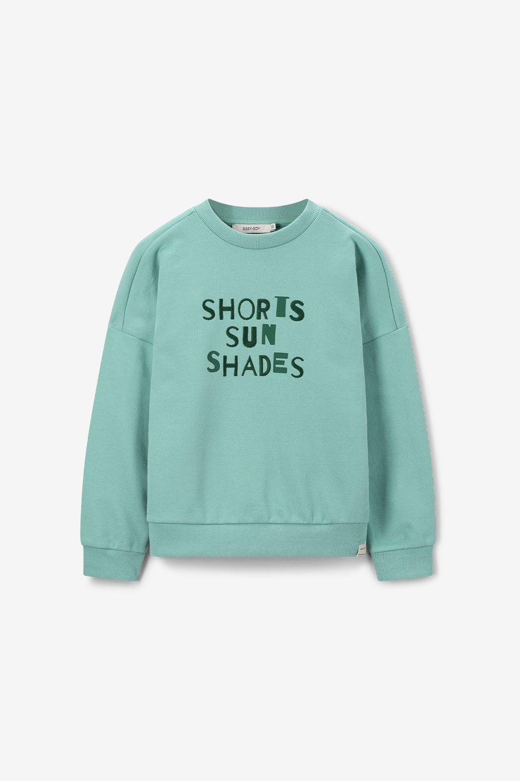 Groene sweater met artwork