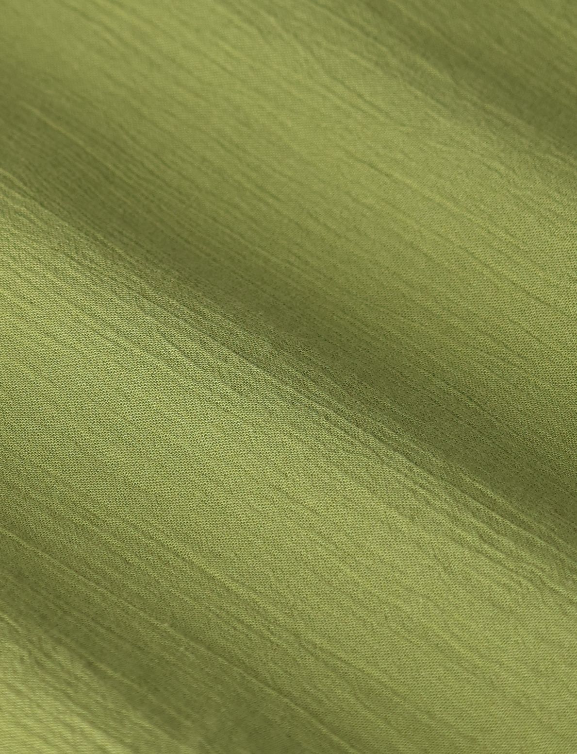 Groen T-shirt met pofmouwen