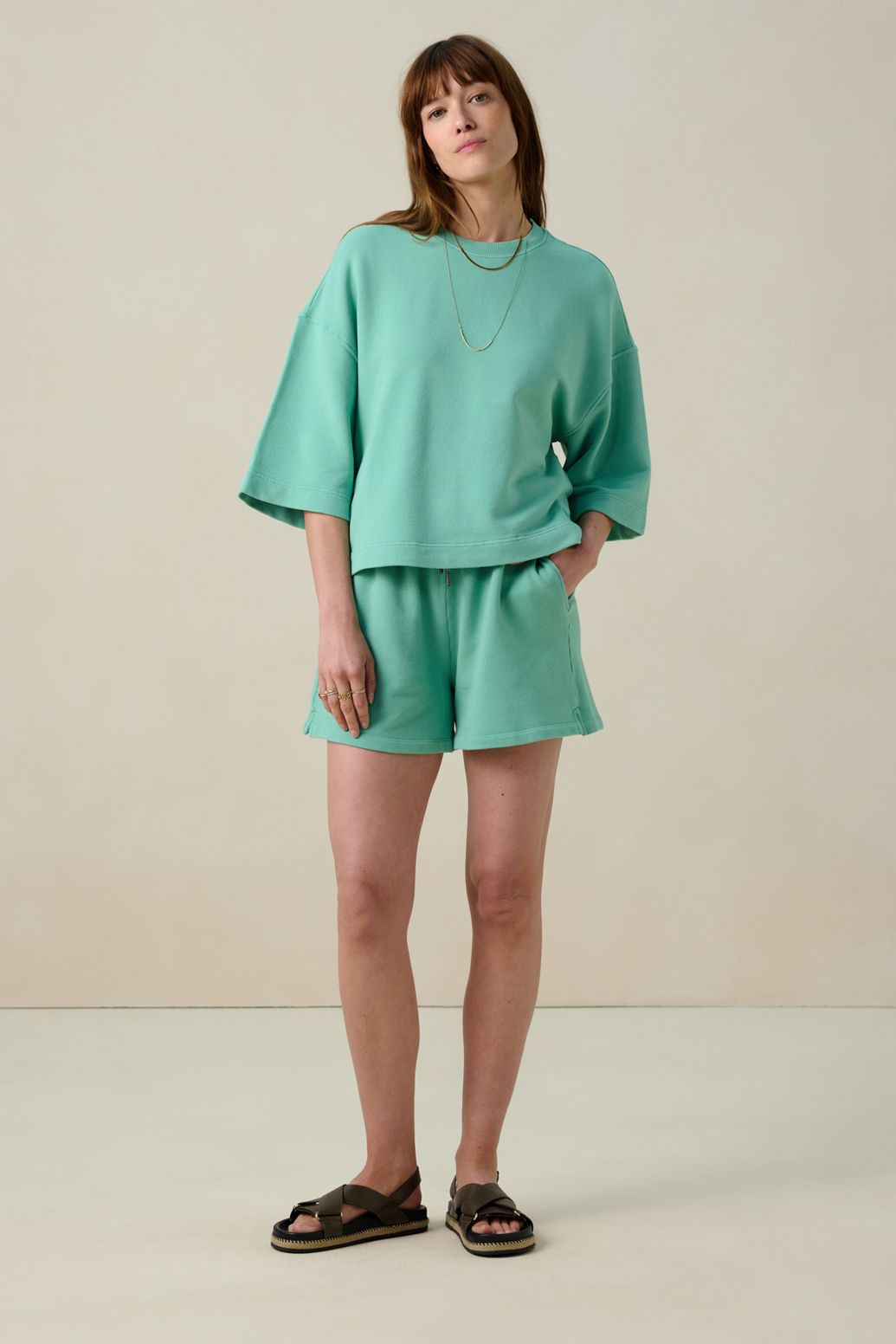 Groene shorts