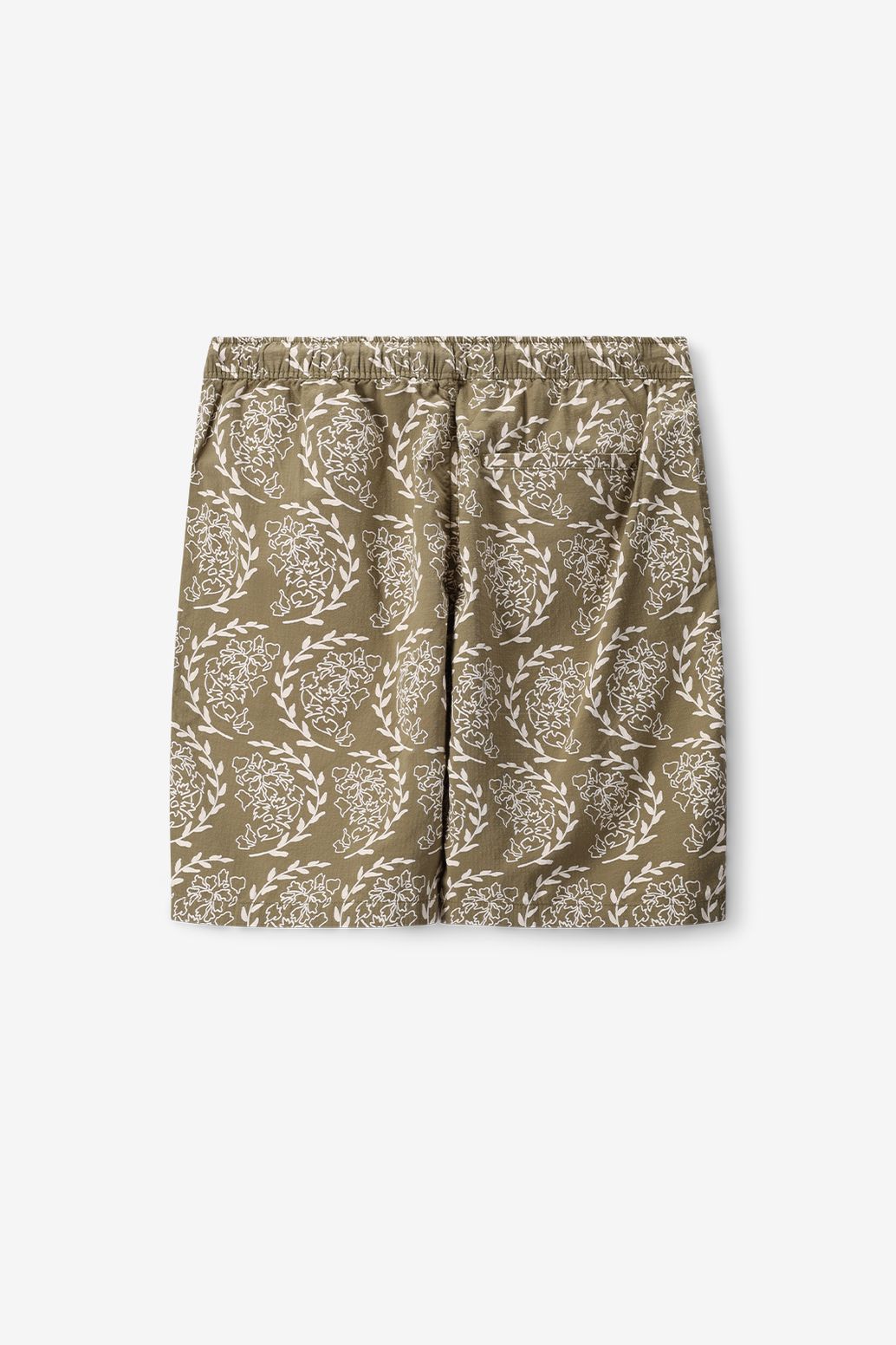 Groene short met print