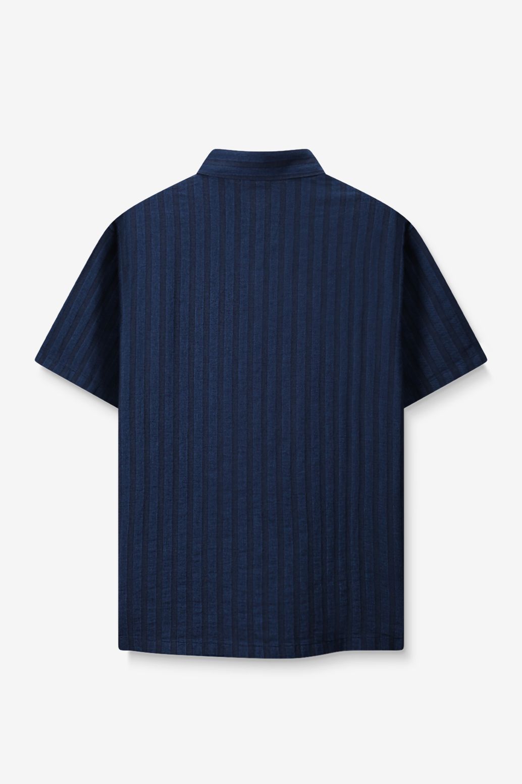 Gestreiftes Hemd - dunkelblau
