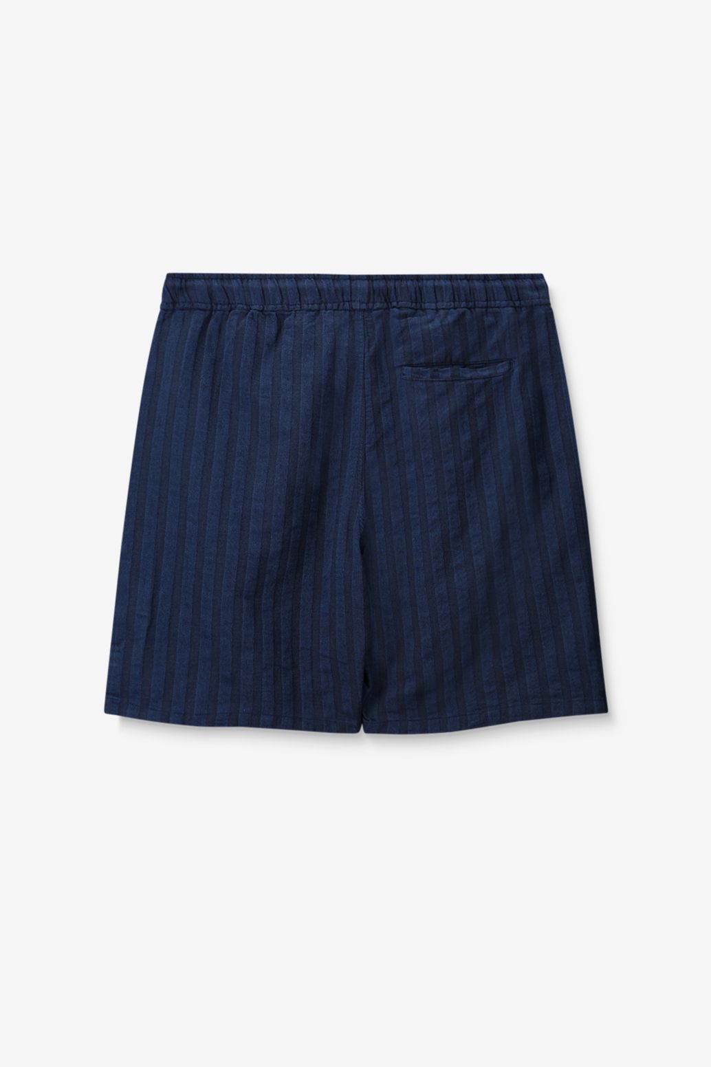 Short rayé - bleu foncé