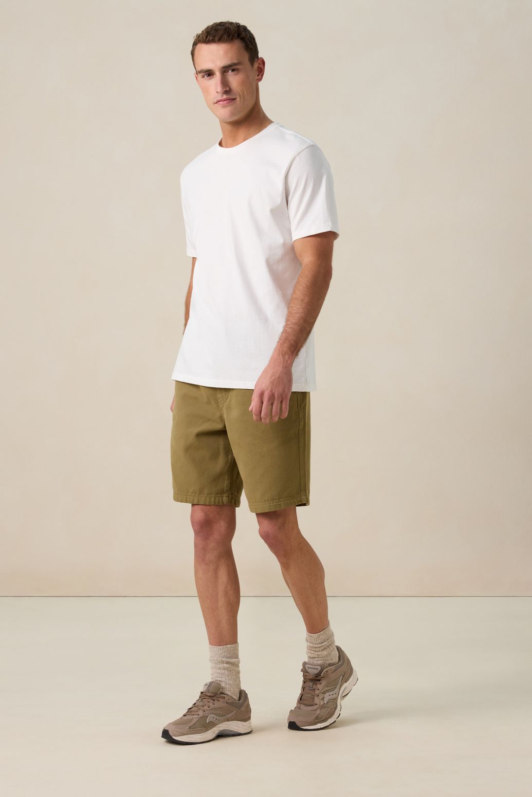 T-shirt ample avec illustration - orange