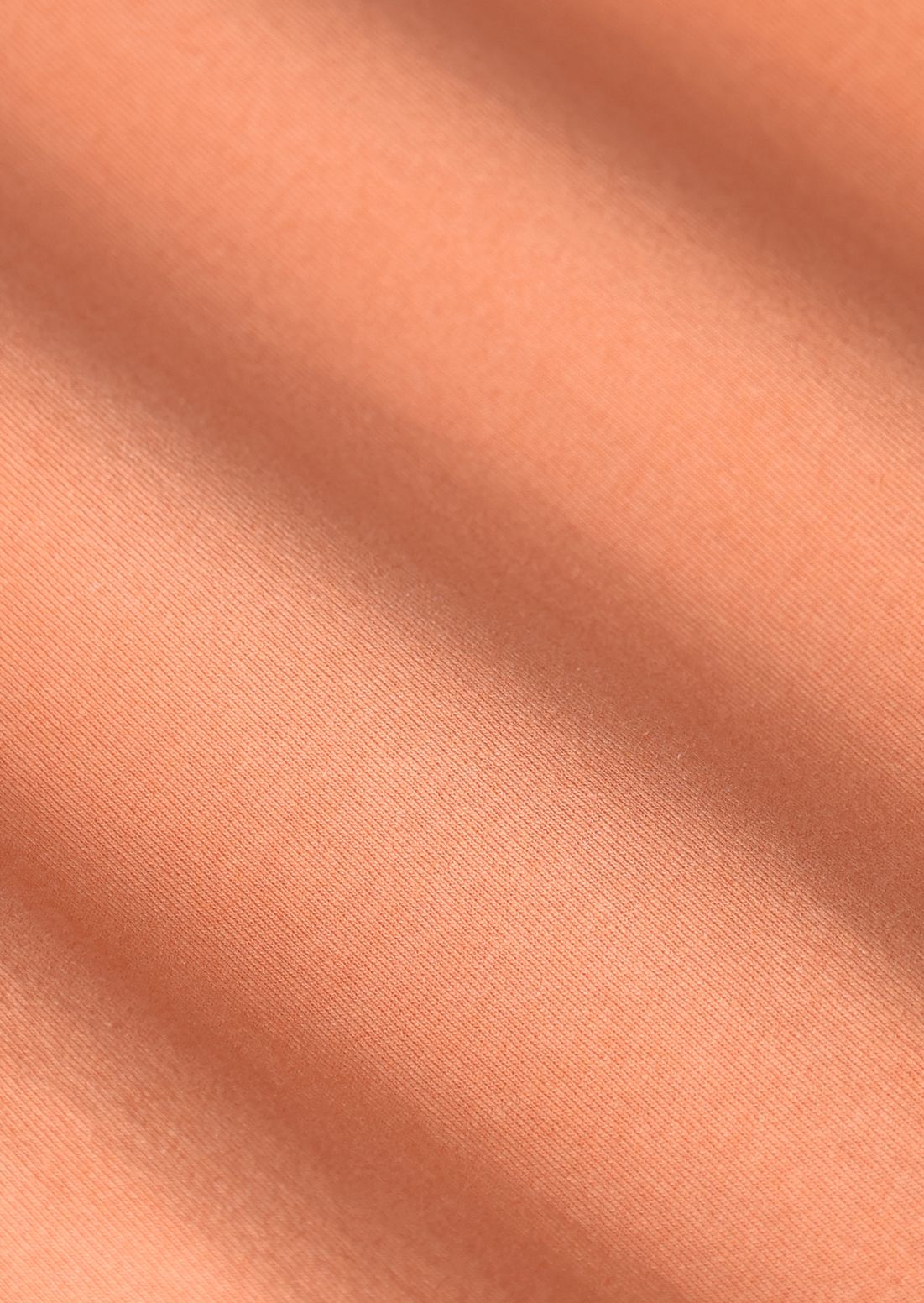 T-Shirt mit Artwork-Print - orange