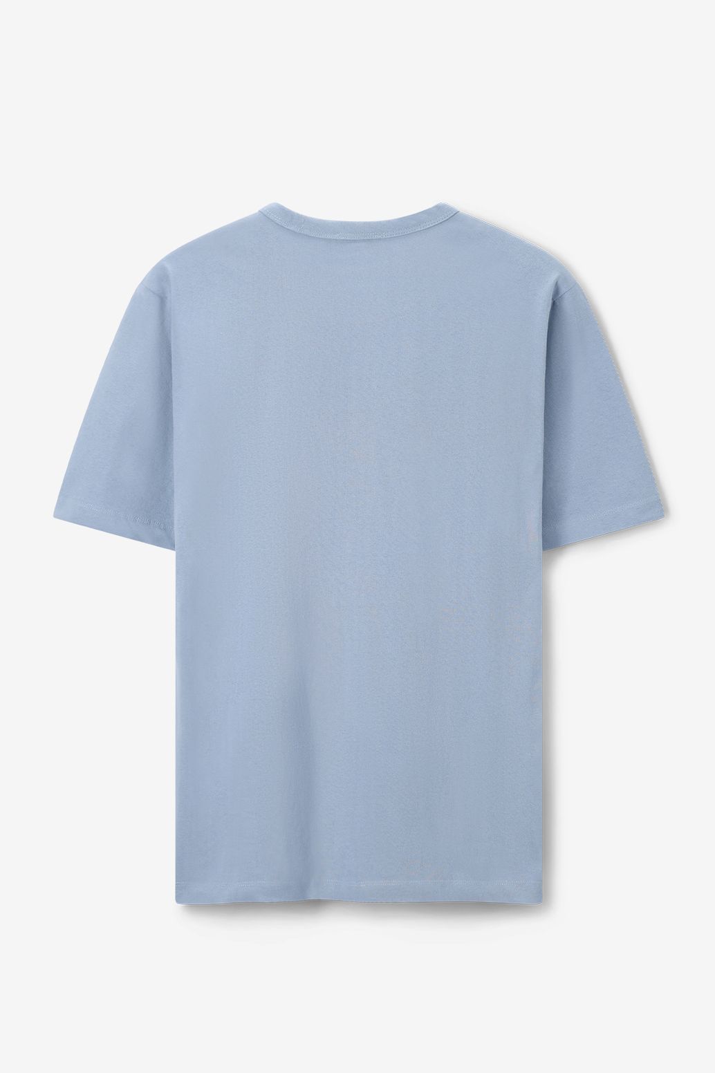 T-Shirt mit Artwork-Print - hellblau