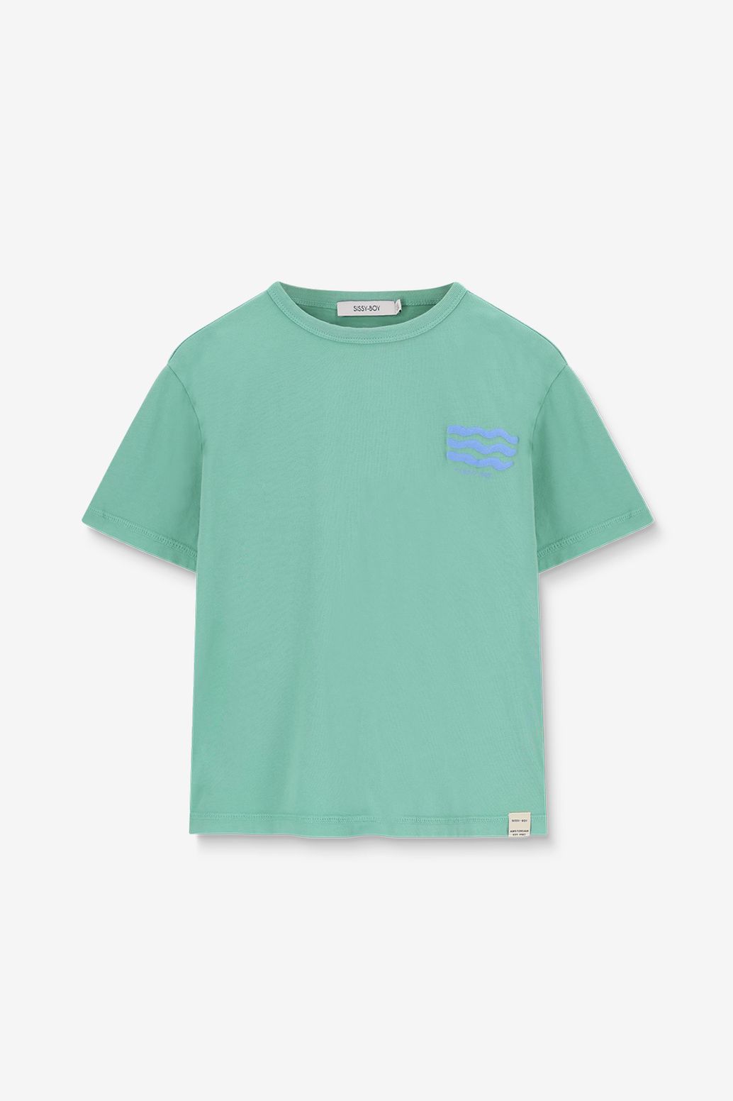 T-Shirt mit Artwork-Print - grün