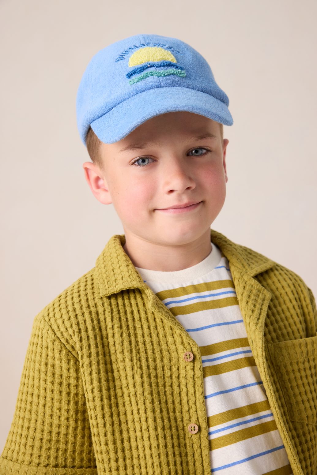 Hemd mit Waffelmuster - hellgrün