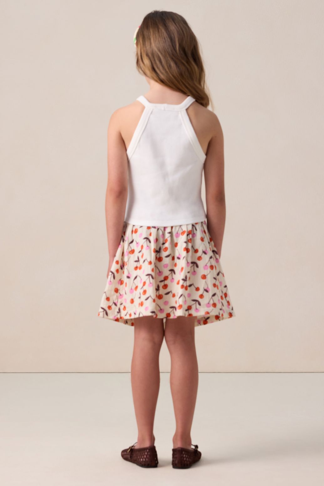 Wit singlet met artwork