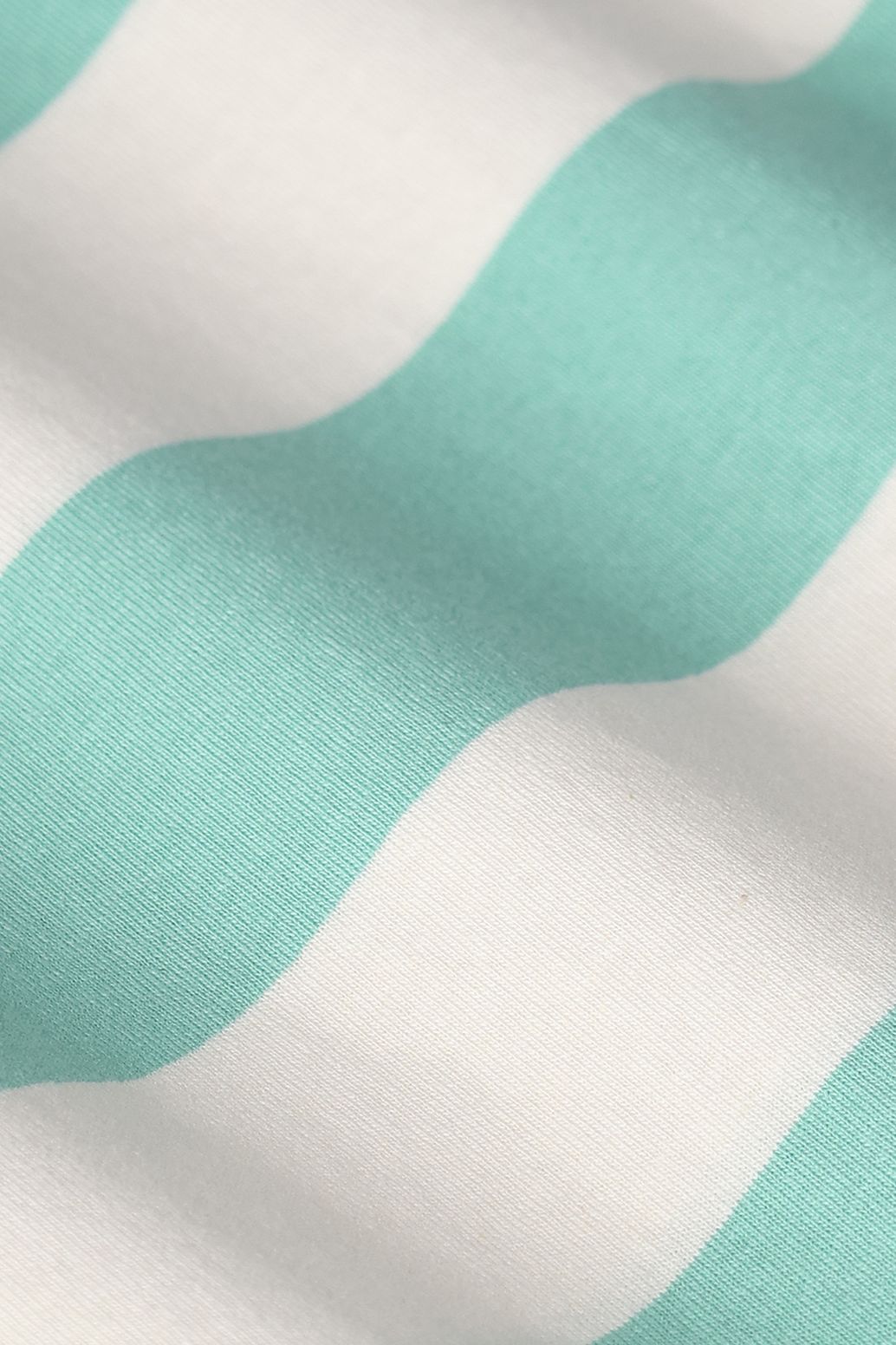 Gestreiftes Oversize-Shirt - grün