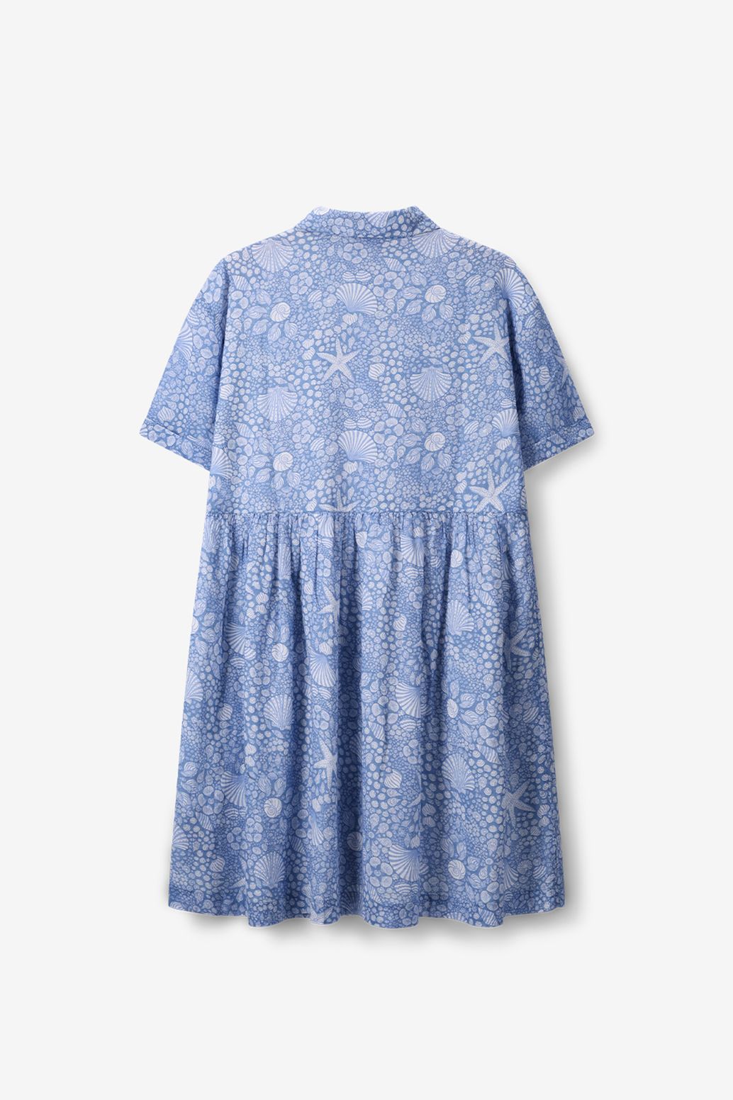 Robe avec imprimé - bleu