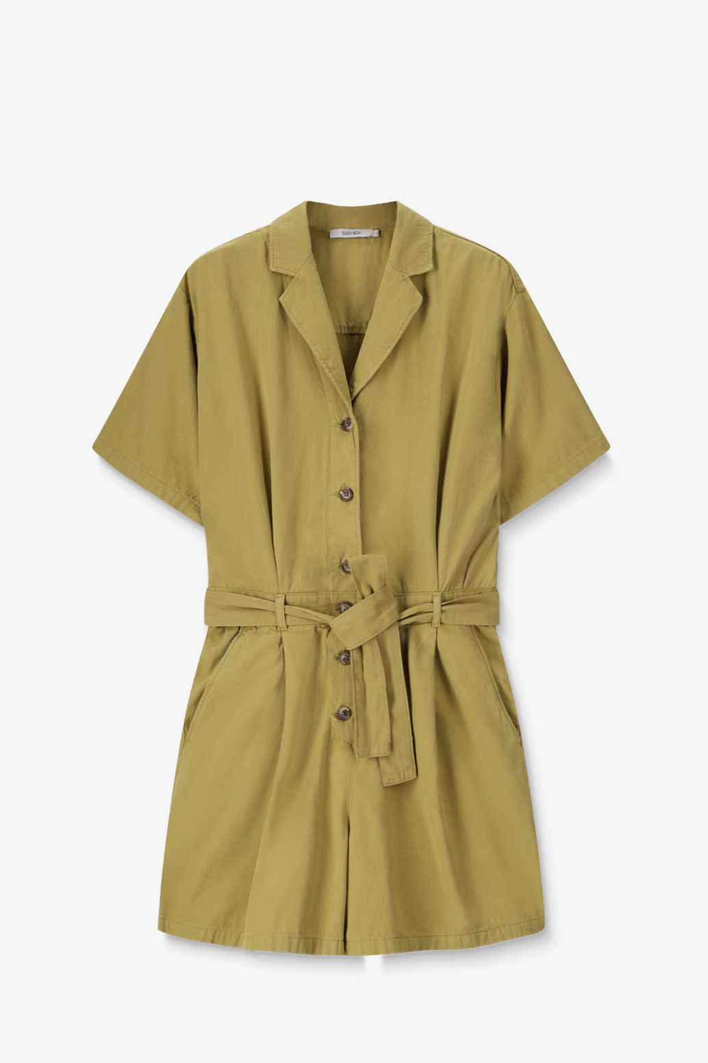 Lichtgroene playsuit