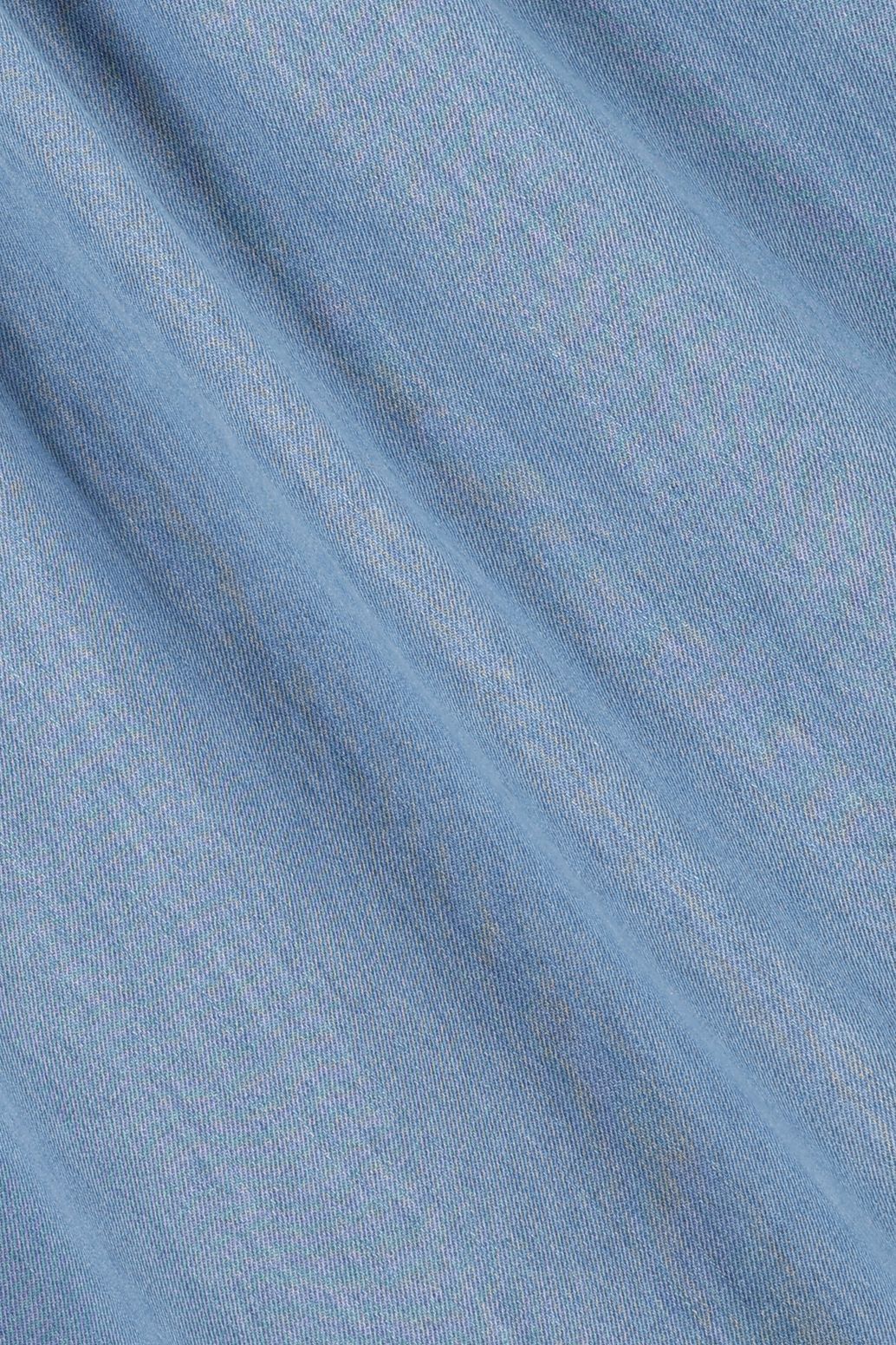 Midi-Kleid aus Denim - blau