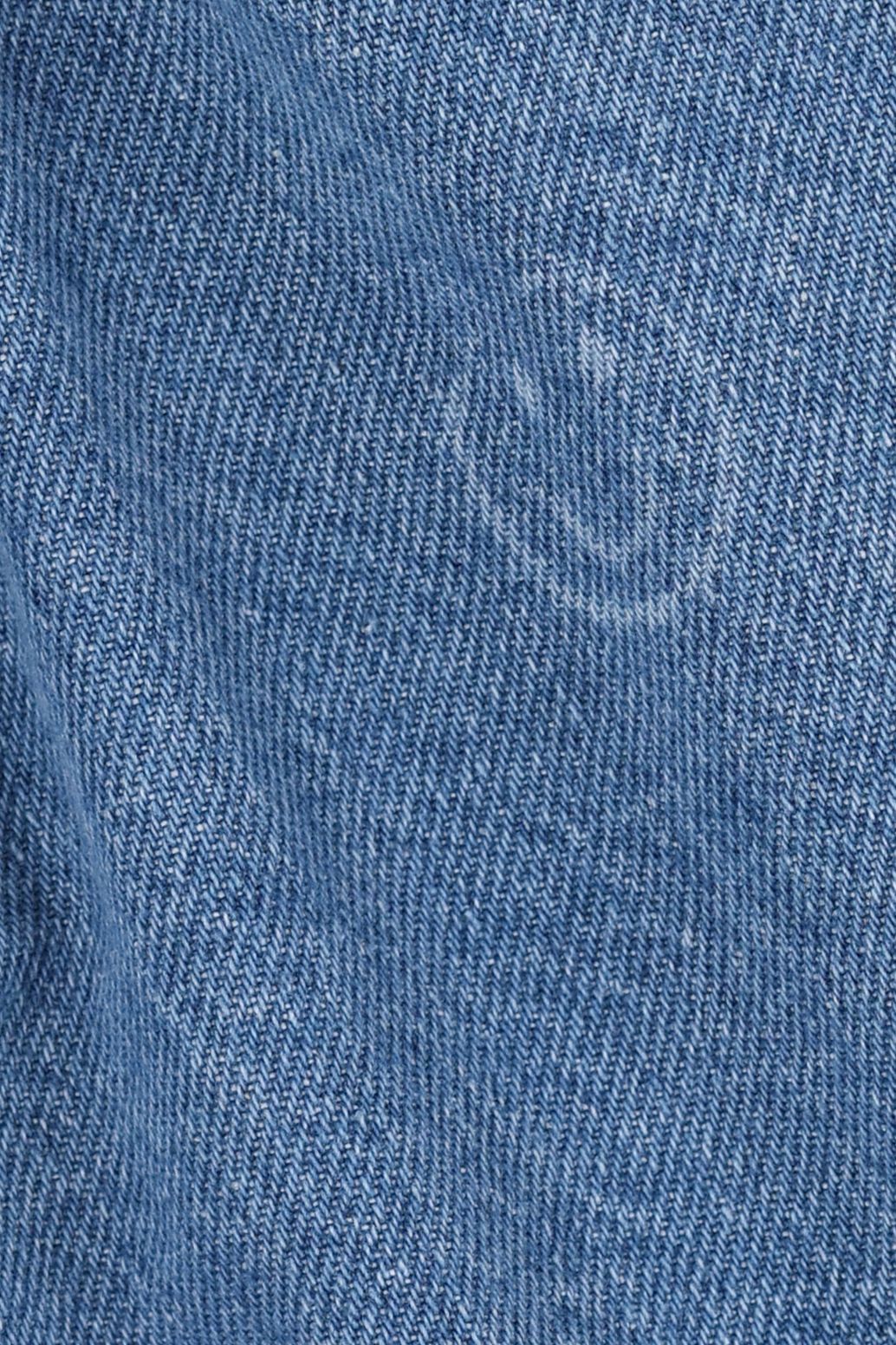 Short en jean avec smileys - bleu