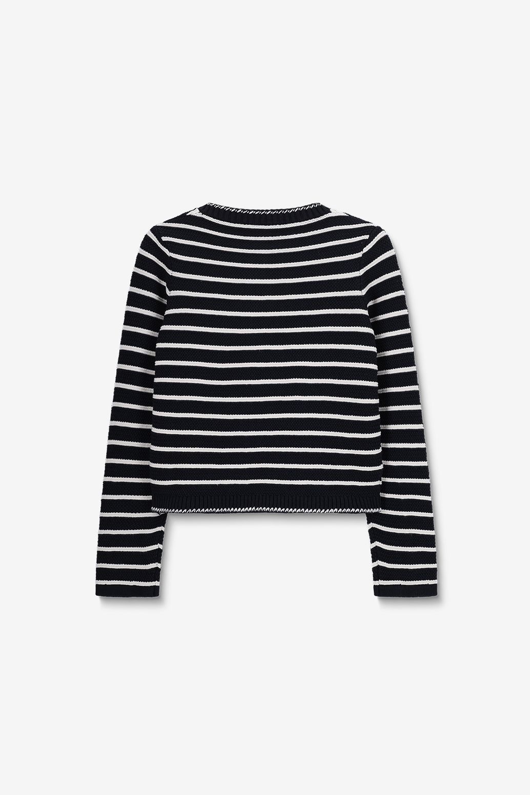 Gilet rayé - bleu foncé