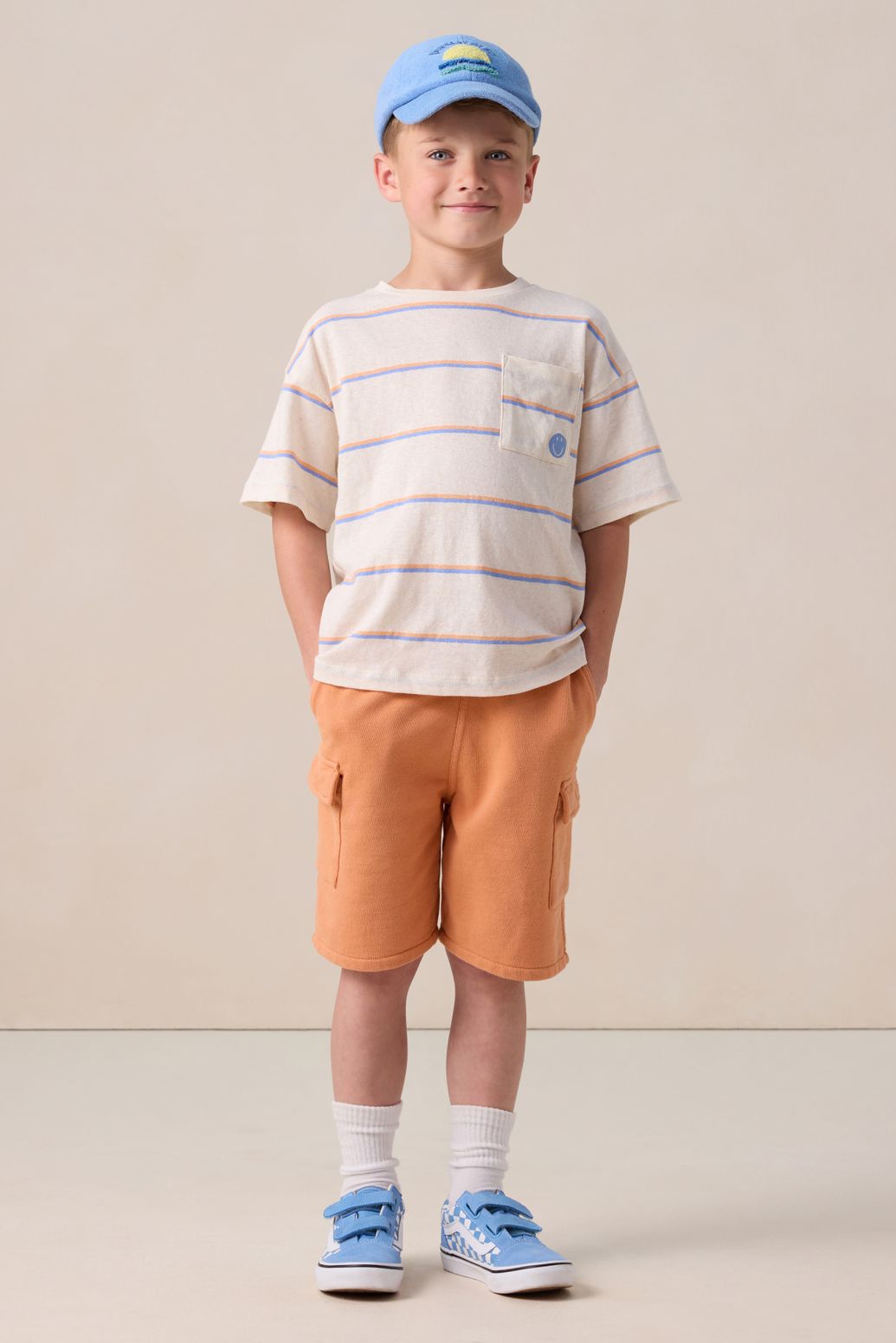Cargo-Shorts - orange
