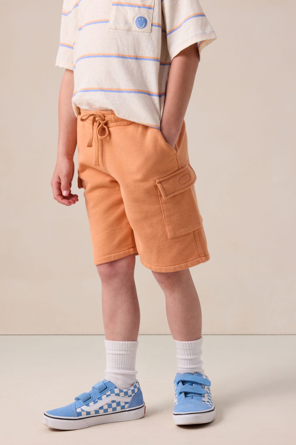 Cargo-Shorts - orange