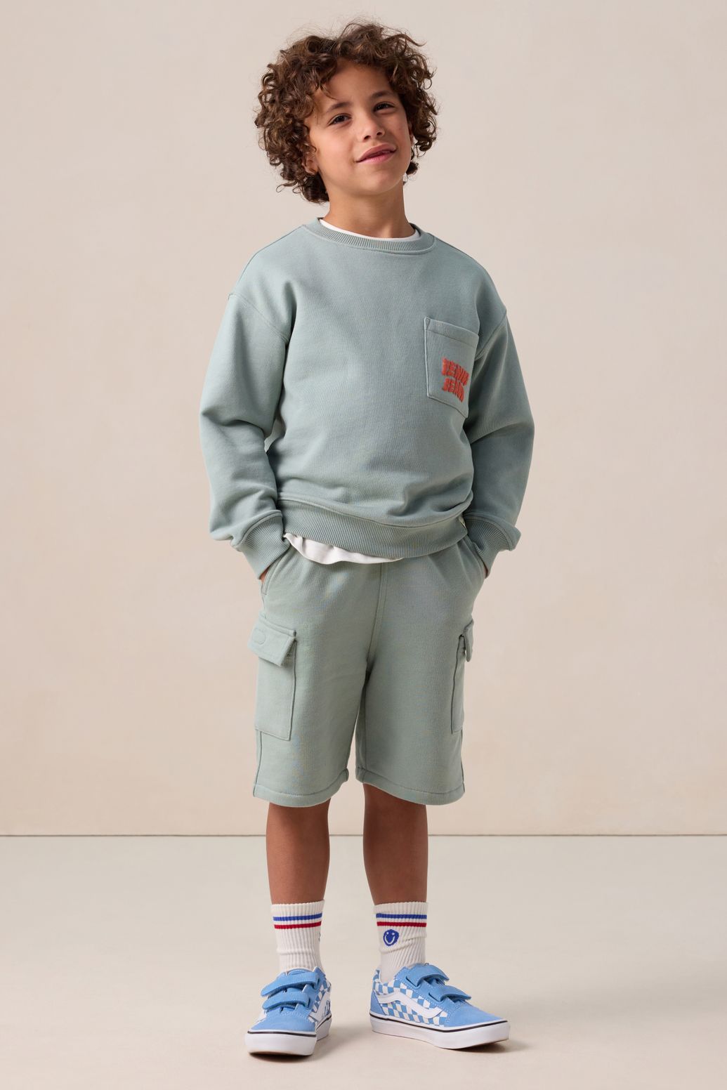 Short cargo - bleu clair