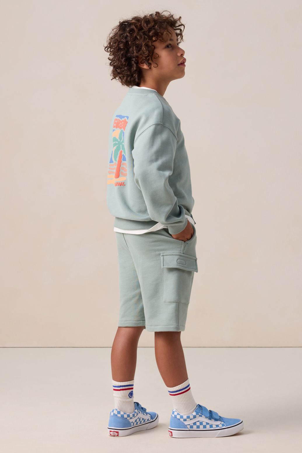 Cargo-Shorts - hellblau