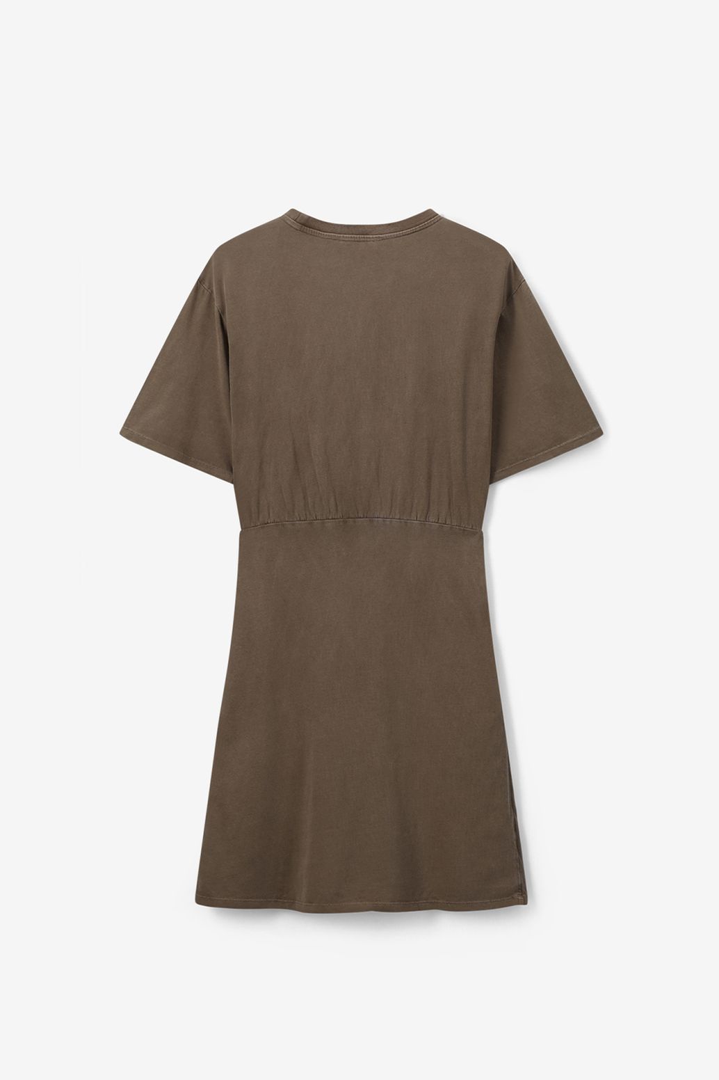 Robe portefeuille en jersey - vert foncé