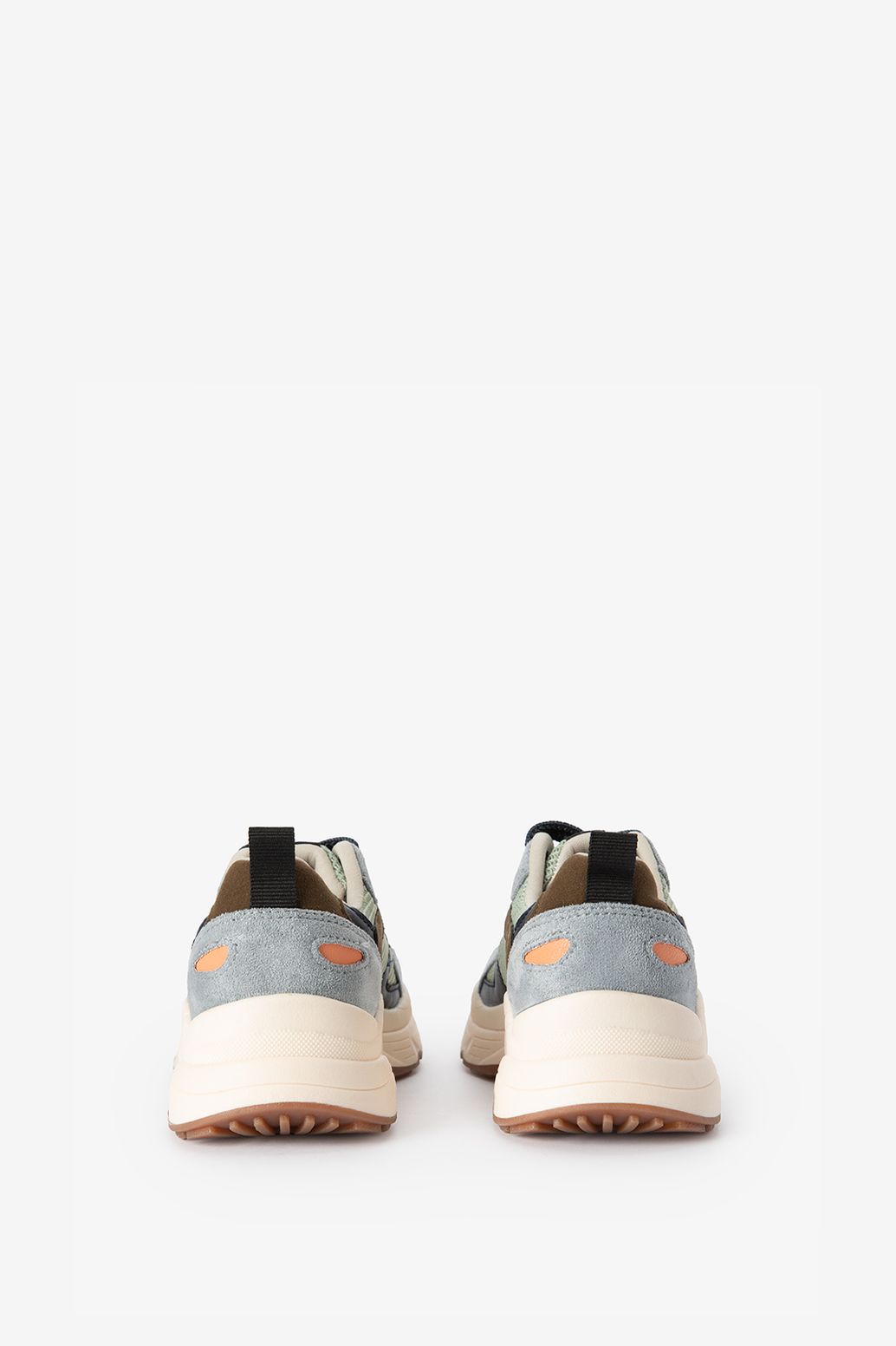 Blauwe mesh sneakers