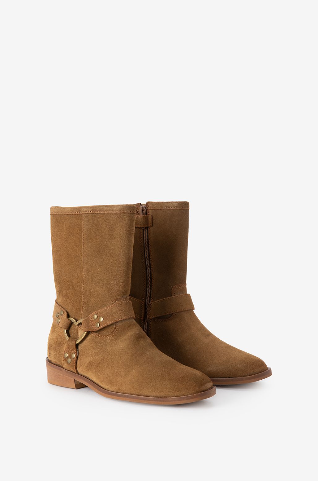 Bruine suède laarzen