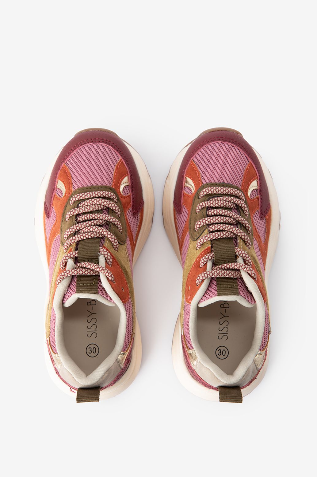 Baskets mesh - violet clair