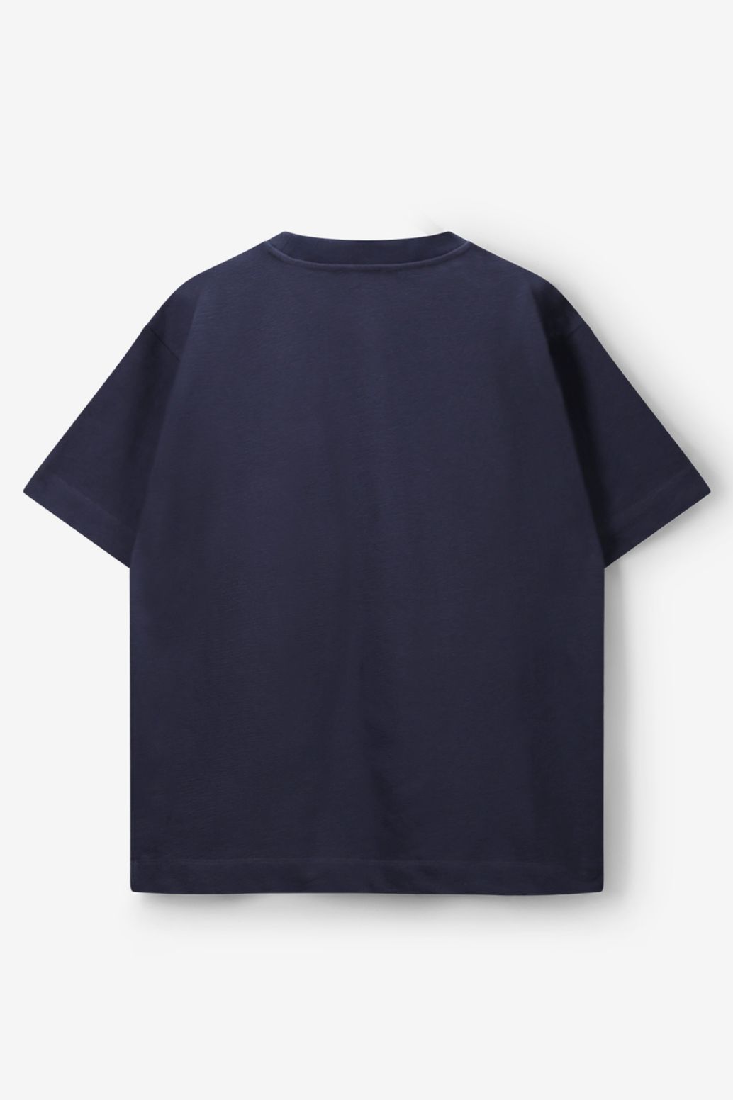 Donkerblauw boxy T-shirt
