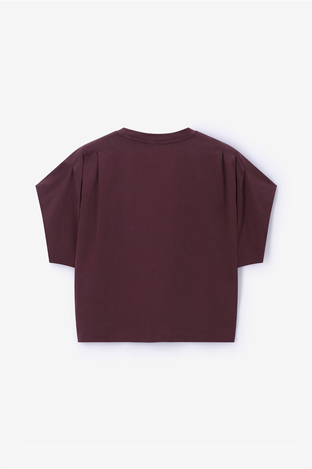 T-shirt boxy - marron foncé