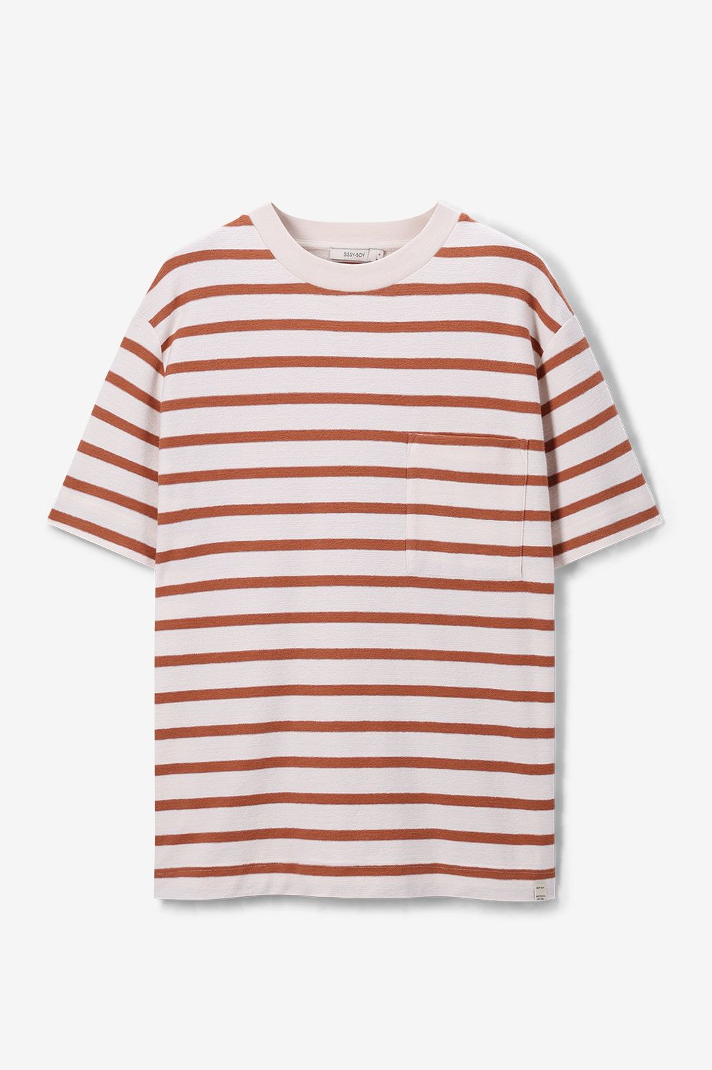 Wit gestreept T-shirt