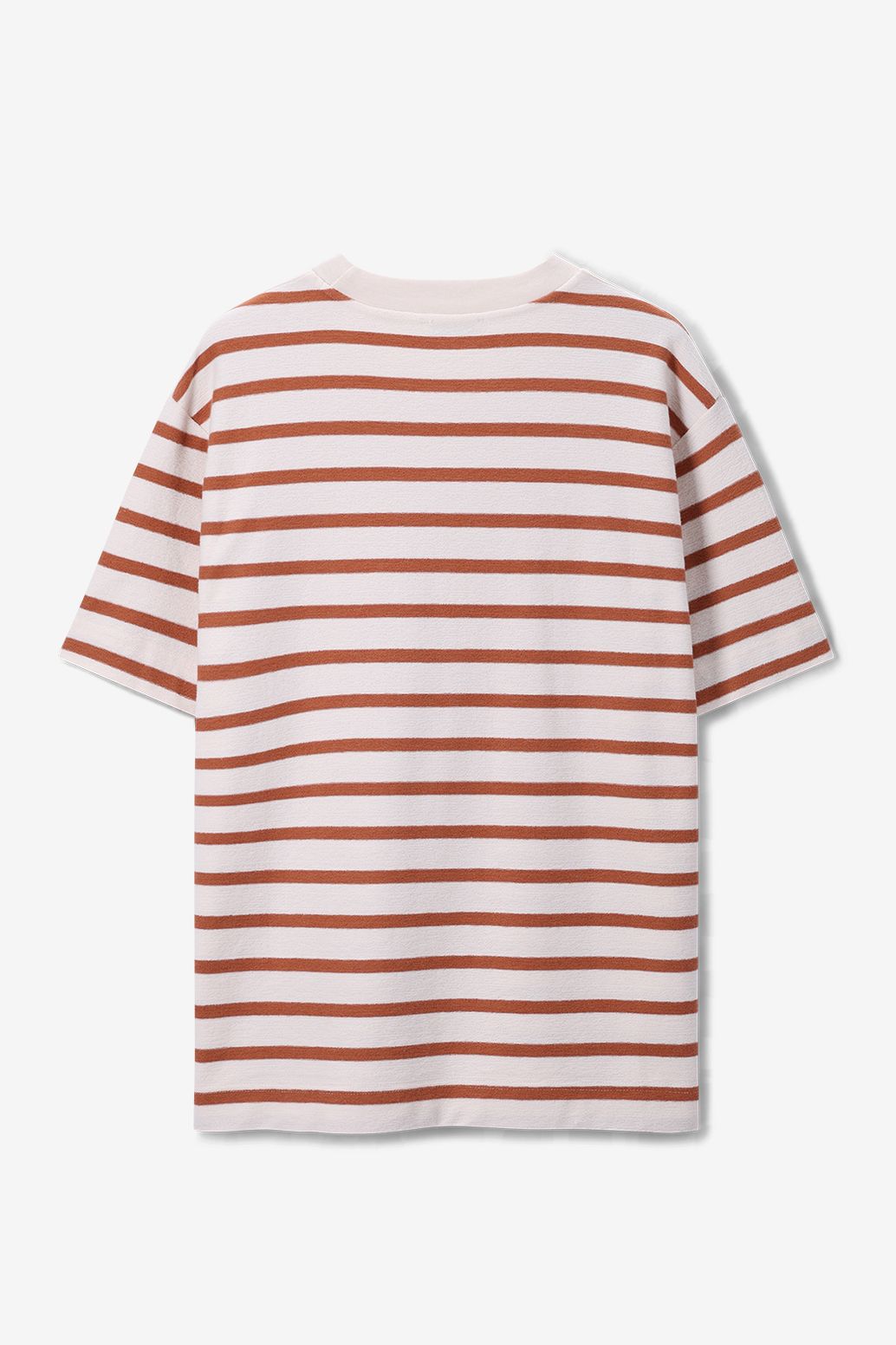 T-shirt rayé - blanc