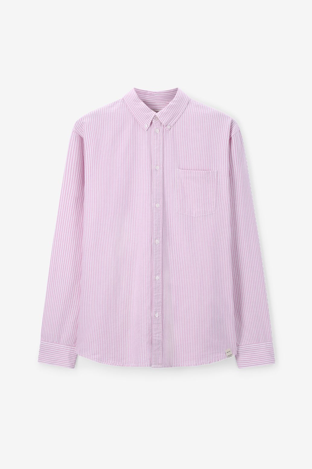 Gestreiftes Hemd - rosa