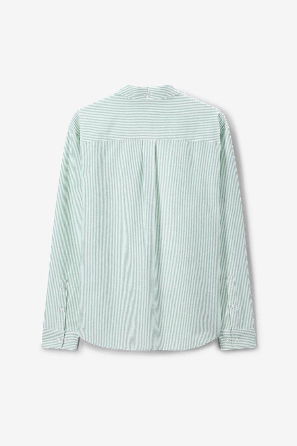 Chemise rayée - vert clair