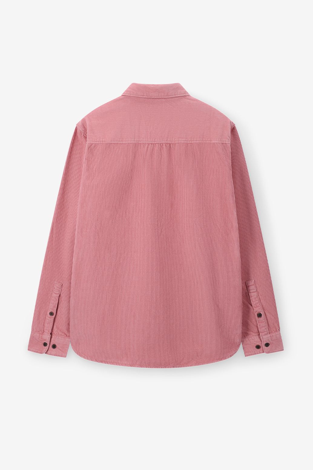 Roze corduroy overhemd