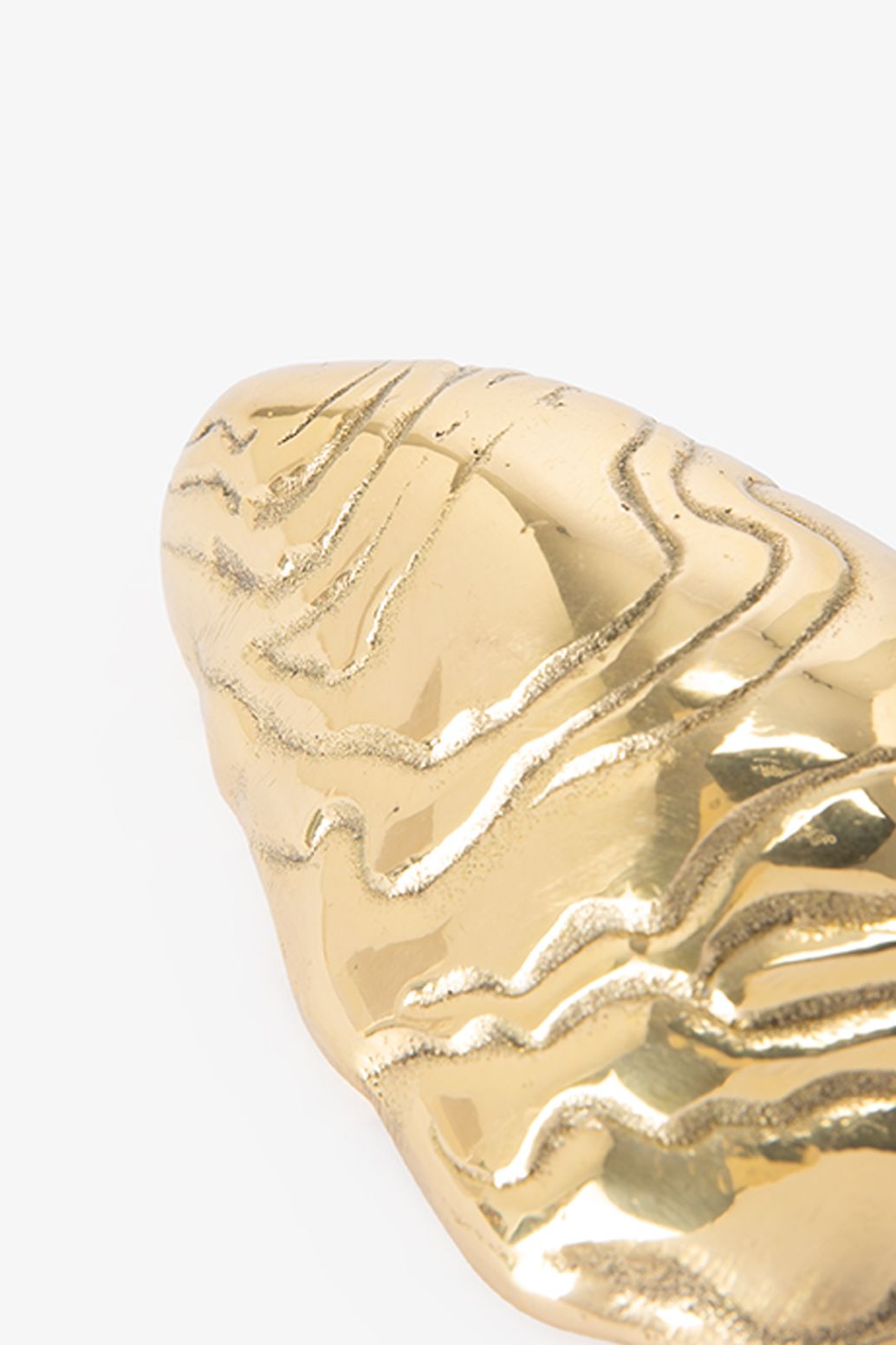 Flaschenöffner Auster - goldfarben