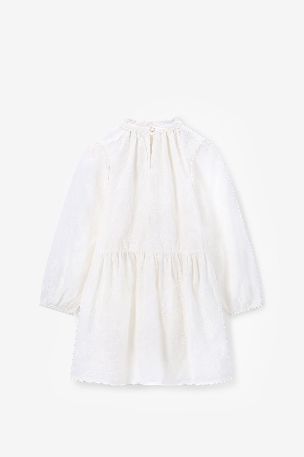 Witte jurk met embroidery