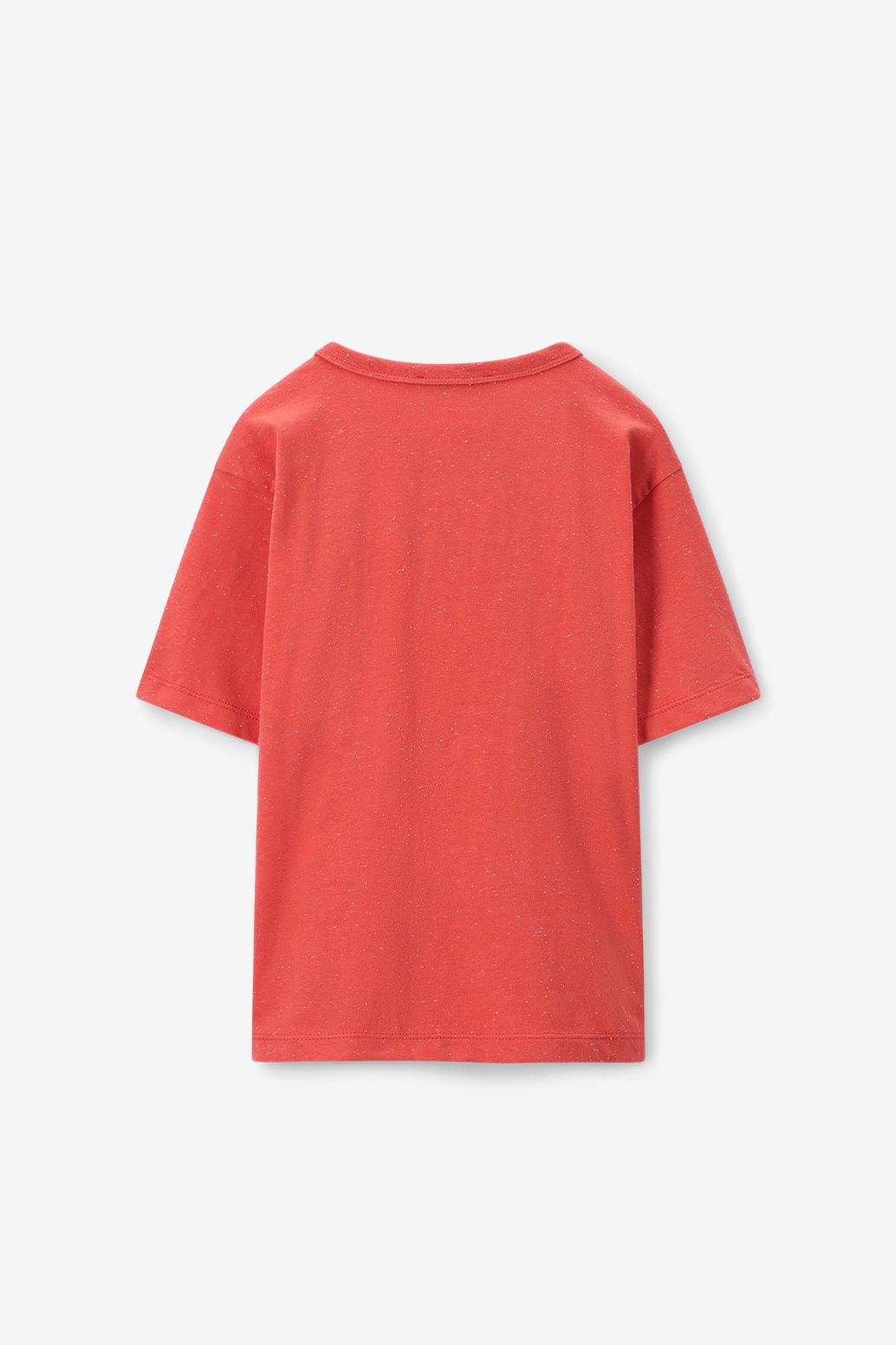 T-shirt avec broderie - rouge clair