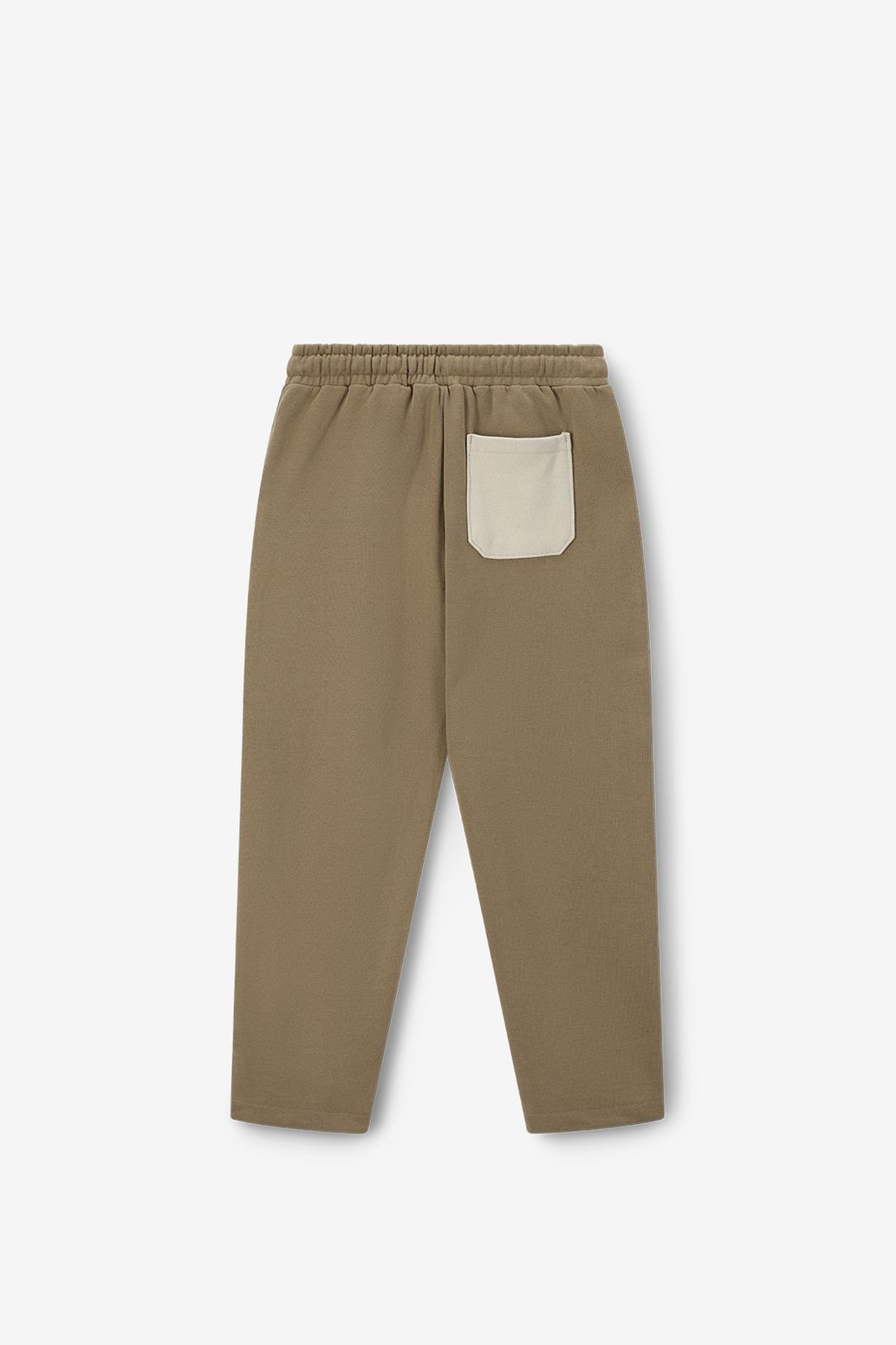 Groene colourblock sweatpants