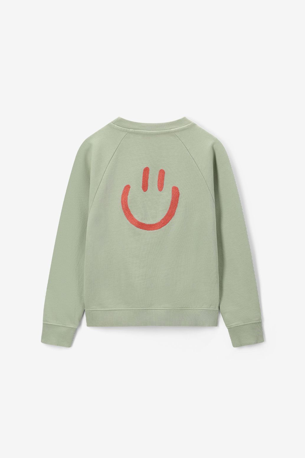 Sweater mit Artwork-Print - hellgrün